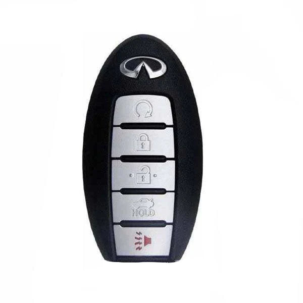 2016-2020 Infiniti Q50 / Q60 / 5-Button Smart Key / PN: 285E3-4HK0A / KR5S180144014 / IC 204 / OEM REFURB 2016-2020 Infiniti Q50 / Q60 / 5-Button Smart Key / PN: 285E3-4HK0A / KR5S180144014 / IC 204 / OEM REFURB